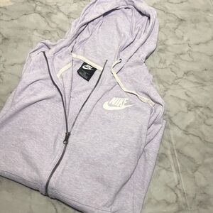 2XL Nike Lavender Lilac Lightweight Zip Up Spring Everyday Hoodie Athleisure